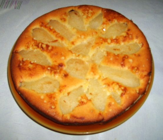 GÂTEAU POIRES AMANDES - Gateau Poire Amande